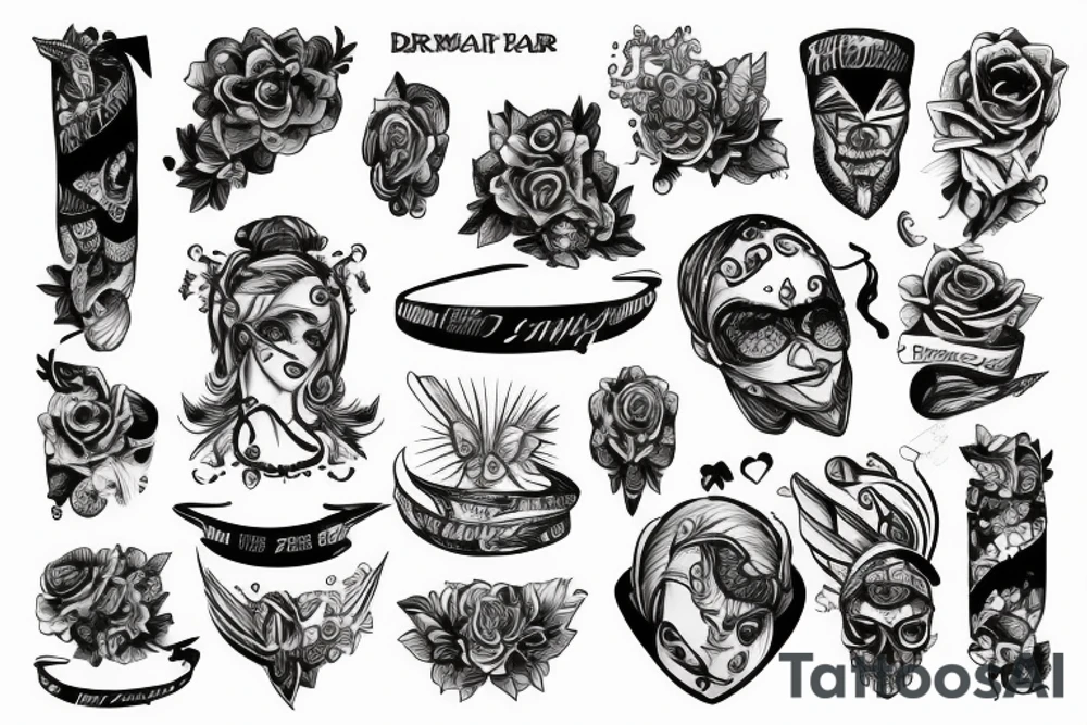 Arm band tattoo idea