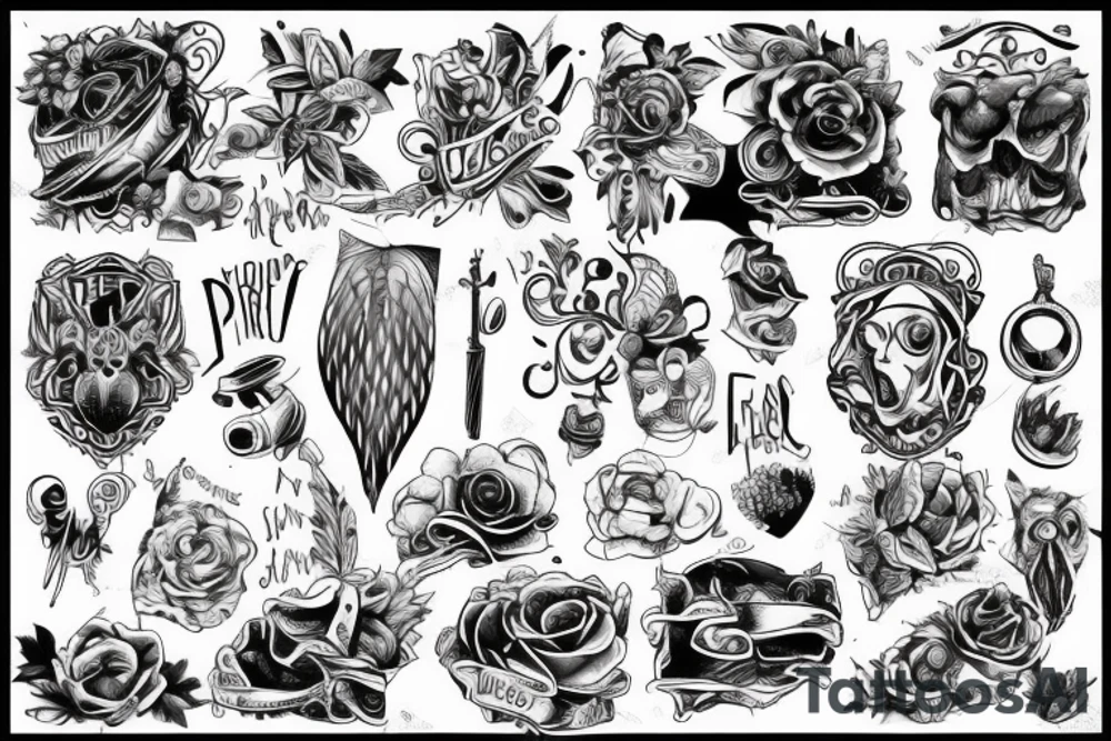 Arm band tattoo idea