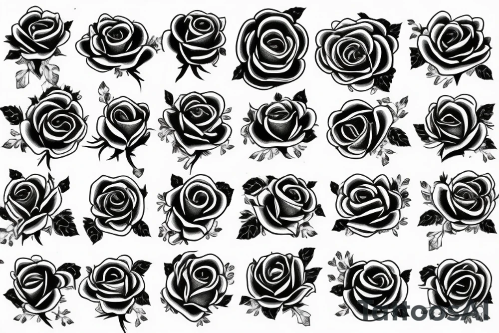 dead rose tattoo idea