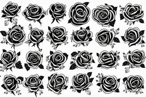dead rose tattoo idea