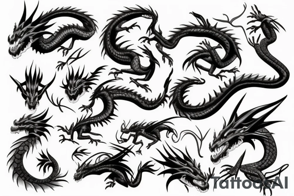 Dragon tattoo idea