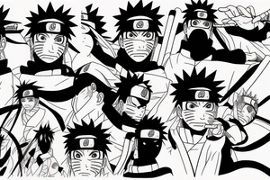 naruto akatsuki tattoo idea