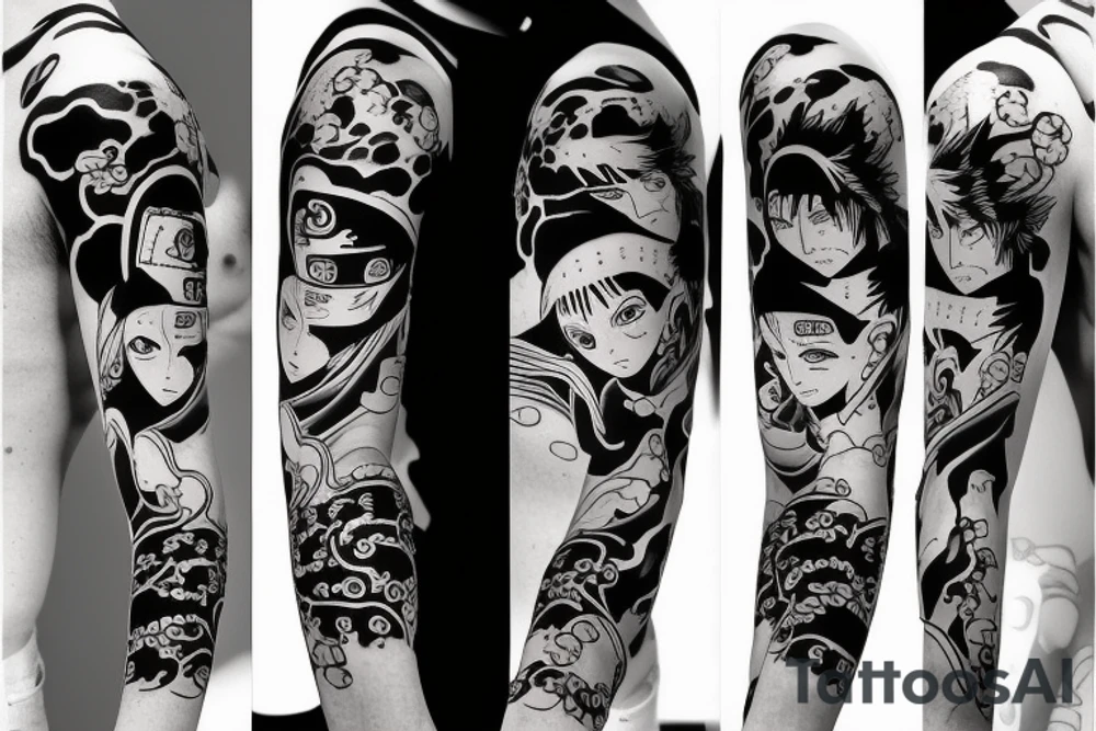 naruto akatsuki tattoo idea