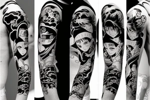 naruto akatsuki tattoo idea