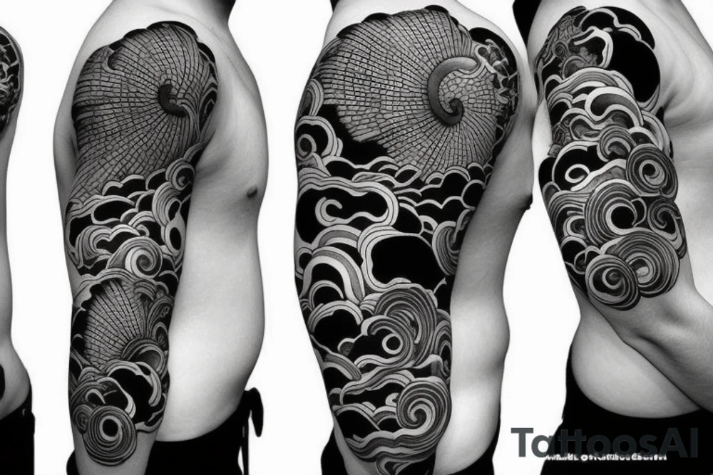 akatsuki cloud tattoo idea