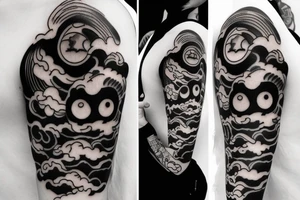 akatsuki cloud tattoo idea