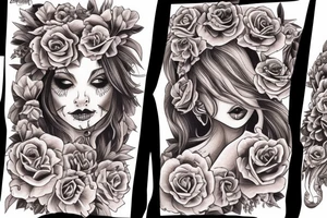 Hung women tattoo idea