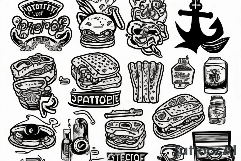 Hot Pocket tattoo idea