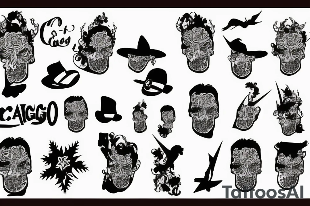 Chicago silhouette tattoo idea