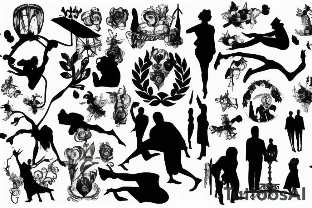 Chicago silhouette tattoo idea