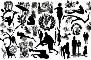 Chicago silhouette tattoo idea
