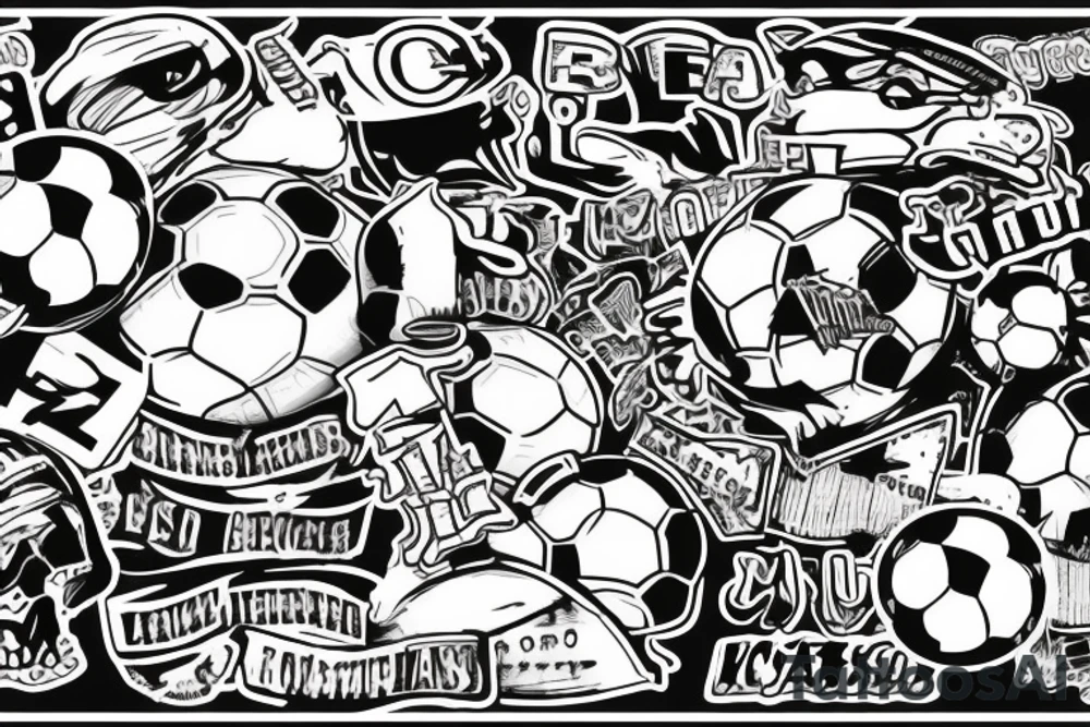 football ultras tattoo idea