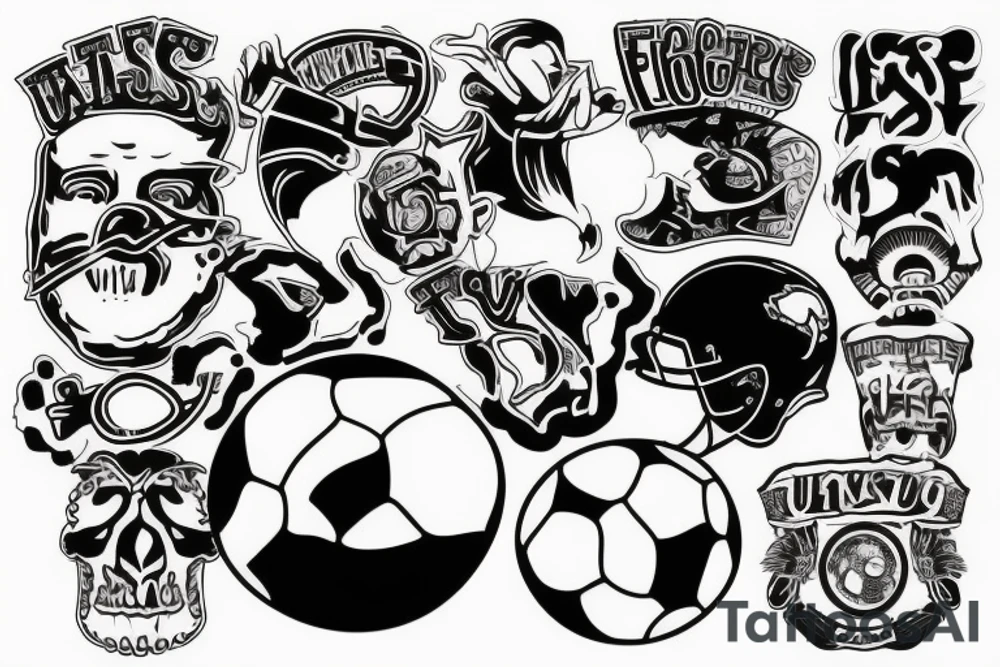 football ultras tattoo idea