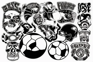 football ultras tattoo idea
