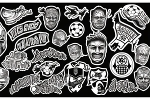 football ultras tattoo idea