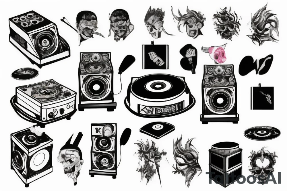 Dj tattoo tattoo idea