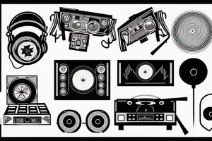 Pioneer dj controller tattoo idea