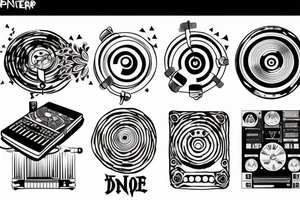Pioneer dj controller tattoo idea
