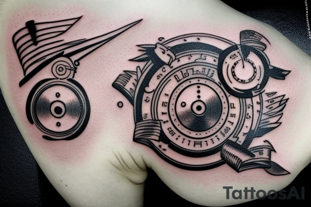 Pioneer dj controller tattoo idea