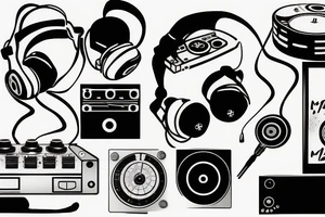 Pioneer dj controller tattoo idea