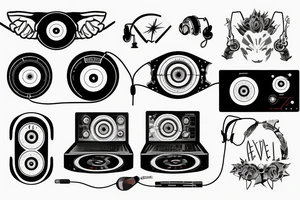 Pioneer dj controller avicio tattoo idea