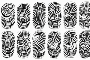 Serato music waves tattoo idea