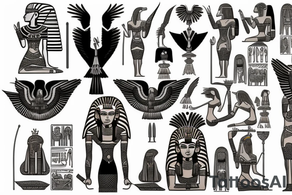 Egyptian Goddess tattoo idea