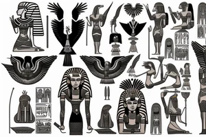 Egyptian Goddess tattoo idea