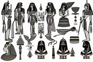 Egyptian Goddess tattoo idea