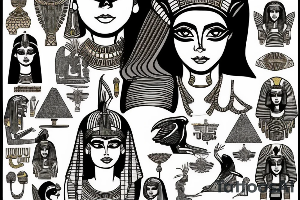 Egyptian Goddess tattoo idea