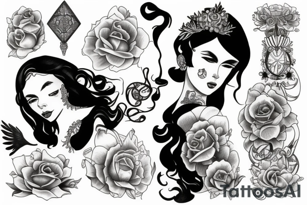 Fortune goddess tattoo idea