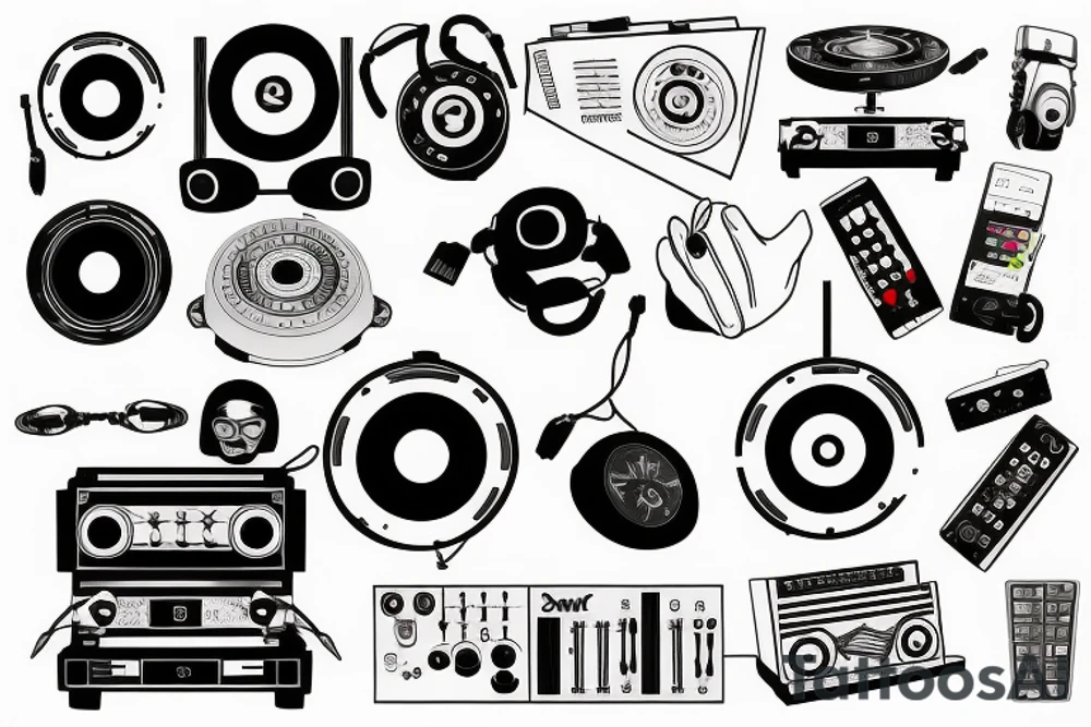 Pioneer dj controller tattoo idea