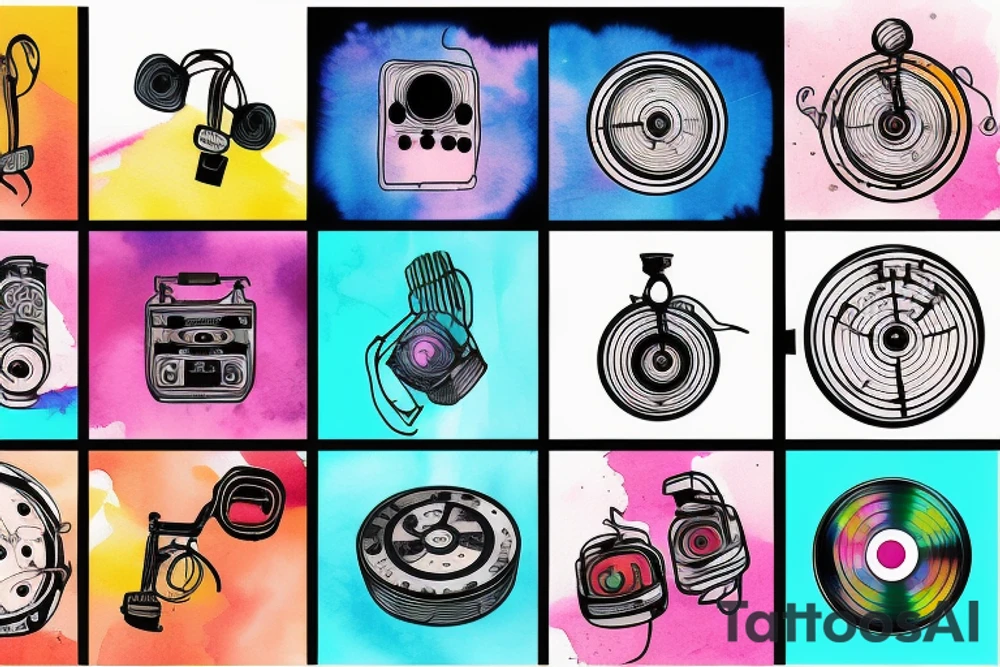 Pioneer dj controller tattoo idea