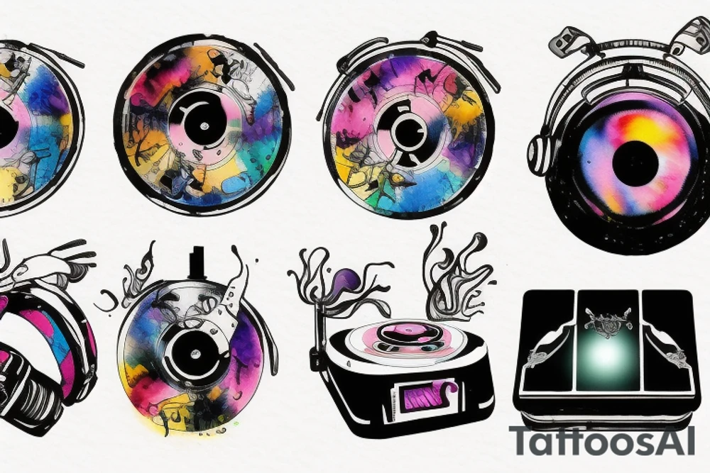 Pioneer dj controller tattoo idea