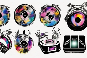 Pioneer dj controller tattoo idea
