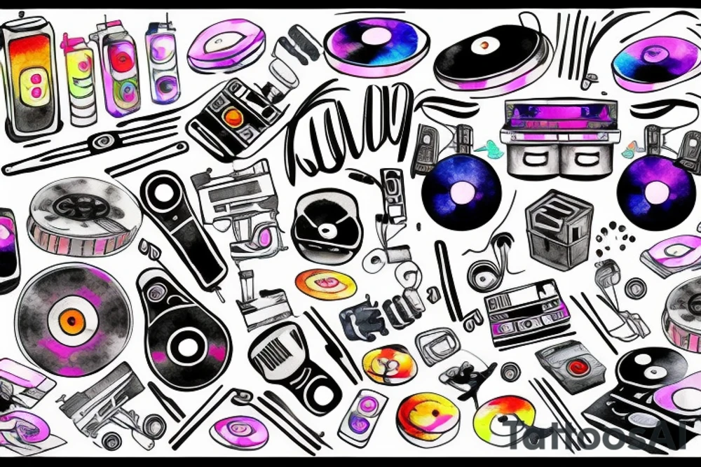 dj controller tattoo idea