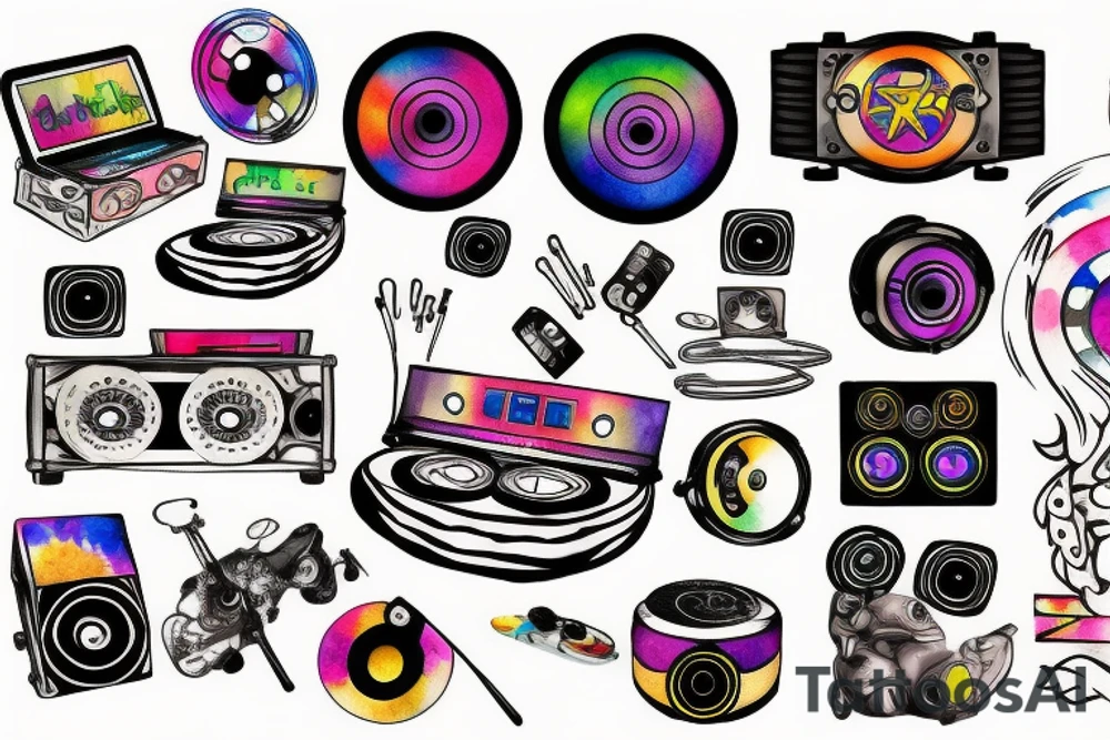 dj controller tattoo idea