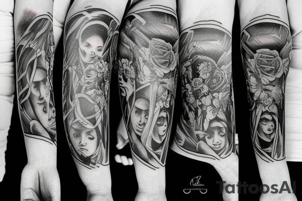 Says family first tattoo idea