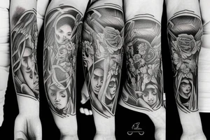 Says family first tattoo idea