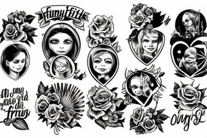 Says family first tattoo idea