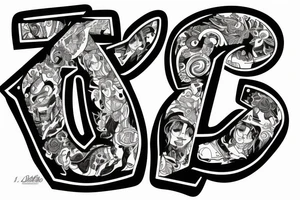 3 siblings with letters R, W, and M tattoo idea