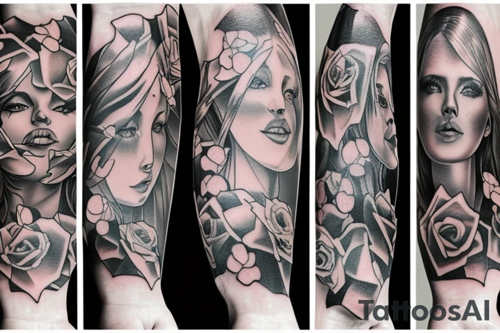 caring , fixated , obsession , depression , everlasting devotion tattoo idea