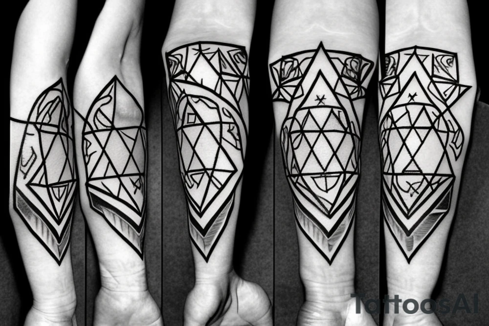Triforce as part of an arrow tattoo idea