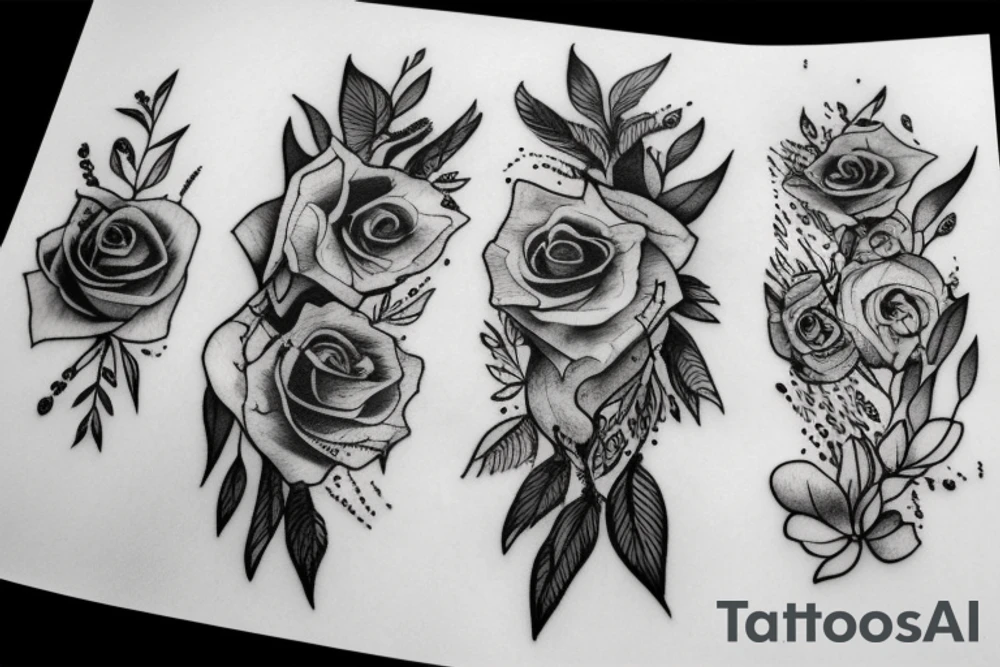 Forest is crying tattoo idea