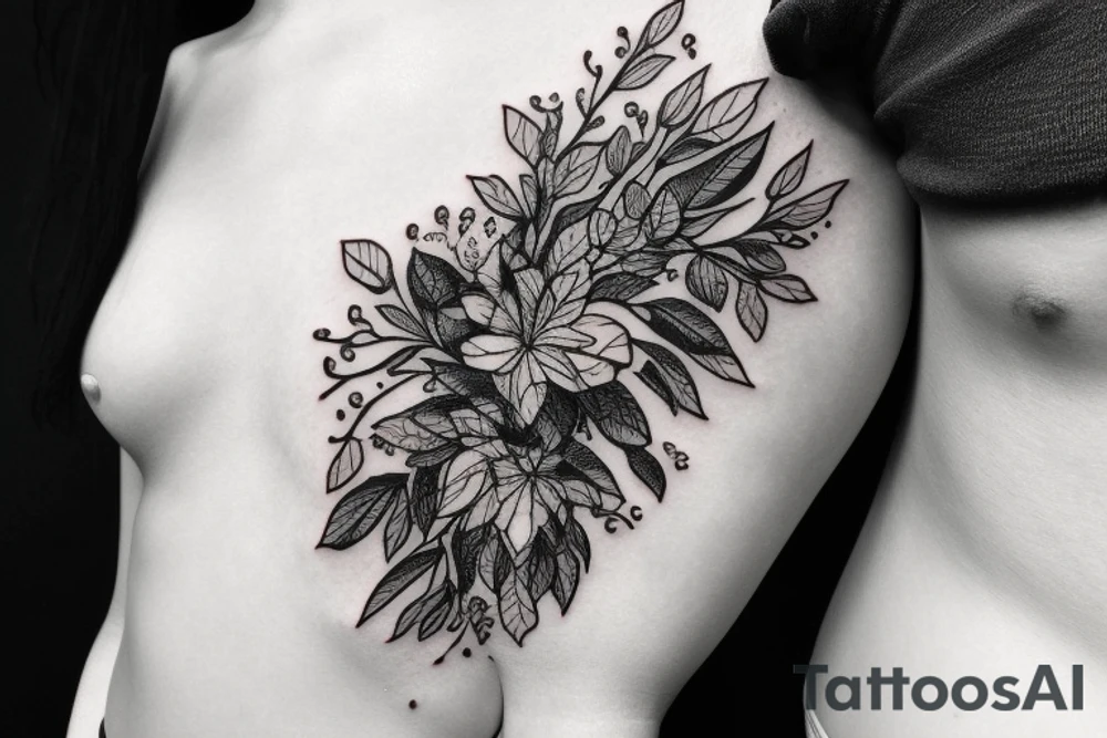 Forest is crying tattoo idea