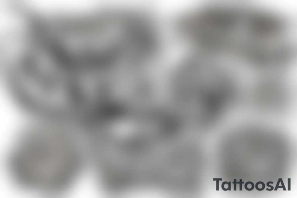 the serenity prayer with some shading tattoo idea