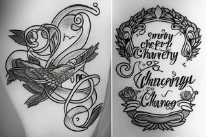 the serenity prayer with some shading tattoo idea