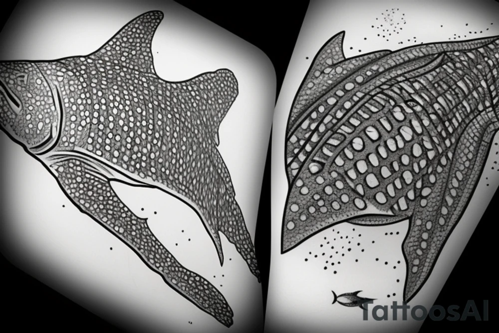 Whale shark tattoo idea