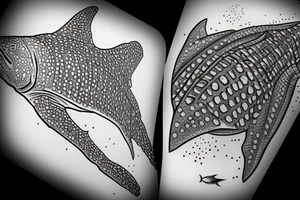 Whale shark tattoo idea