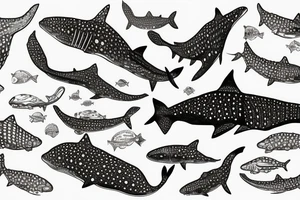 Whale shark tattoo idea